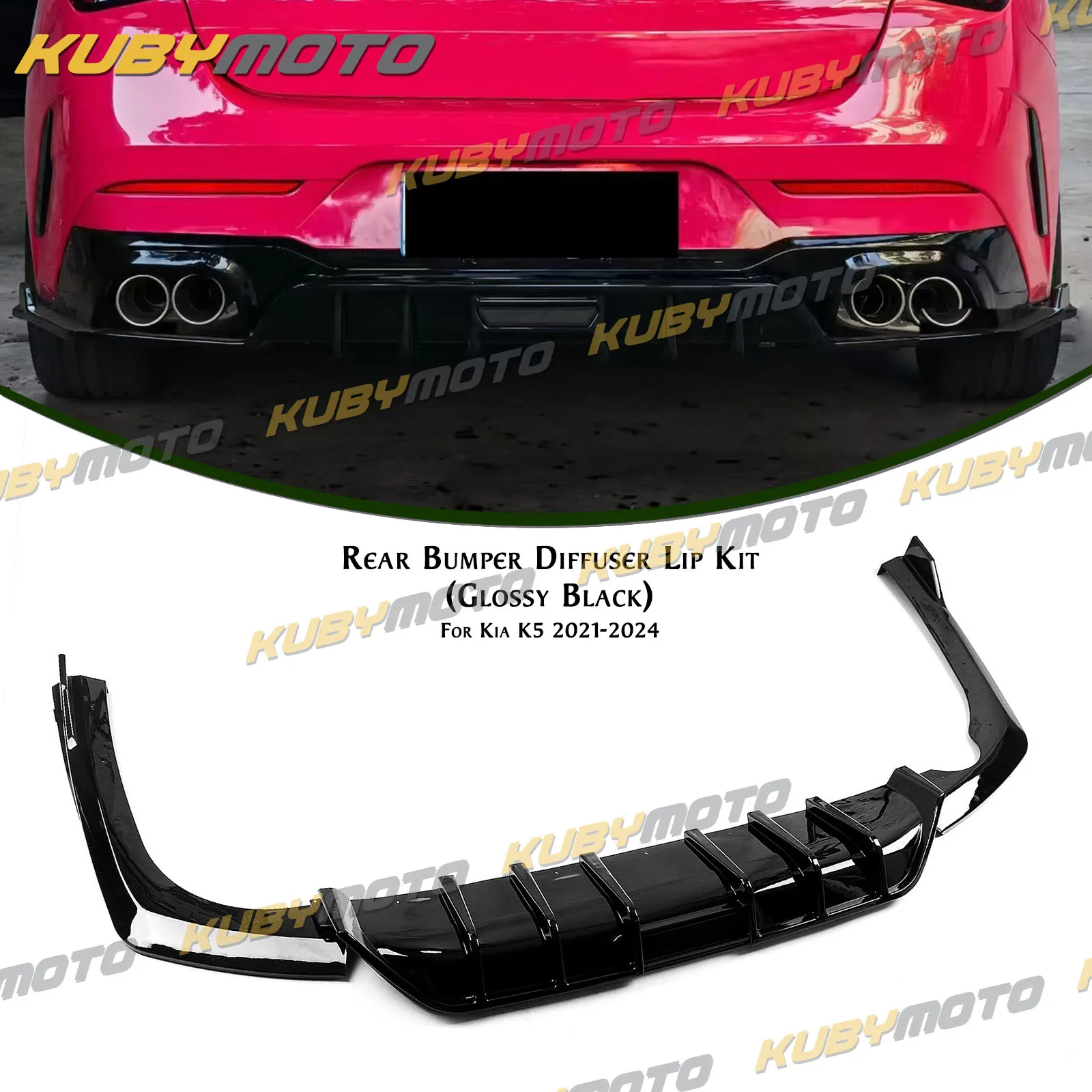 For Kia K5 2021-2024 Rear Bumper Diffuser Lip Spoiler Shark Chin Blade Tail Splitter Guard Cover Protector Body Kit
For Kia K5 2021-2024 Rear Bumper Diffuser Lip Spoiler Shark Chin Blade Tail Splitter Guard Cover Protector Body Kit