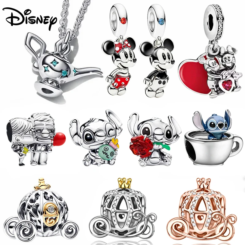 925 Silver Disney Minnie Mickey Stitch Beaded Charms, suitable for original DlY bracelet! Ladies birthday fashion Jewelry Gifts
925 Silver Disney Minnie Mickey Stitch Beaded Charms, suitable for original DlY bracelet! Ladies birthday fashion Jewelry Gifts
