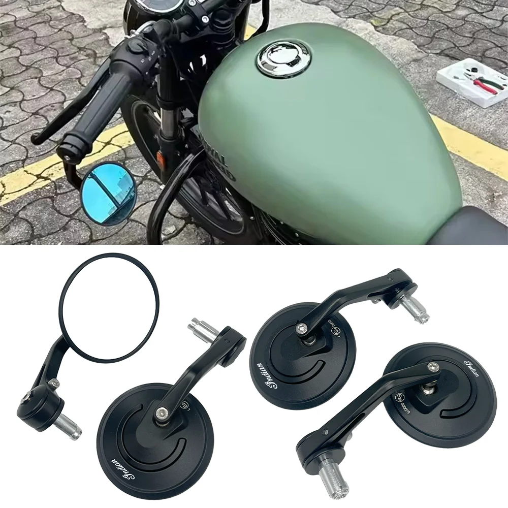 For FTR 1200 S FTR 1200 Carbon / Rally Chief VINTAGE Scout Motorcycle Bar End Mirrors Retro Handlebar Tip Rearview CNC
For FTR 1200 S FTR 1200 Carbon / Rally Chief VINTAGE Scout Motorcycle Bar End Mirrors Retro Handlebar Tip Rearview CNC