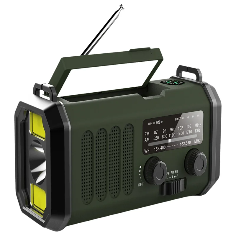 New-Power Bank Portable Flashlight Multifunctional Solar Charging Outdoor Emergency FM/AM/WB
New-Power Bank Portable Flashlight Multifunctional Solar Charging Outdoor Emergency FM/AM/WB