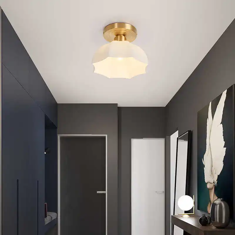 Nordic Lights Luxury Simple Corridor Entrance Foyer Balcony Corridor Cloakroom Glass Small Ceiling Lighting
Nordic Lights Luxury Simple Corridor Entrance Foyer Balcony Corridor Cloakroom Glass Small Ceiling Lighting