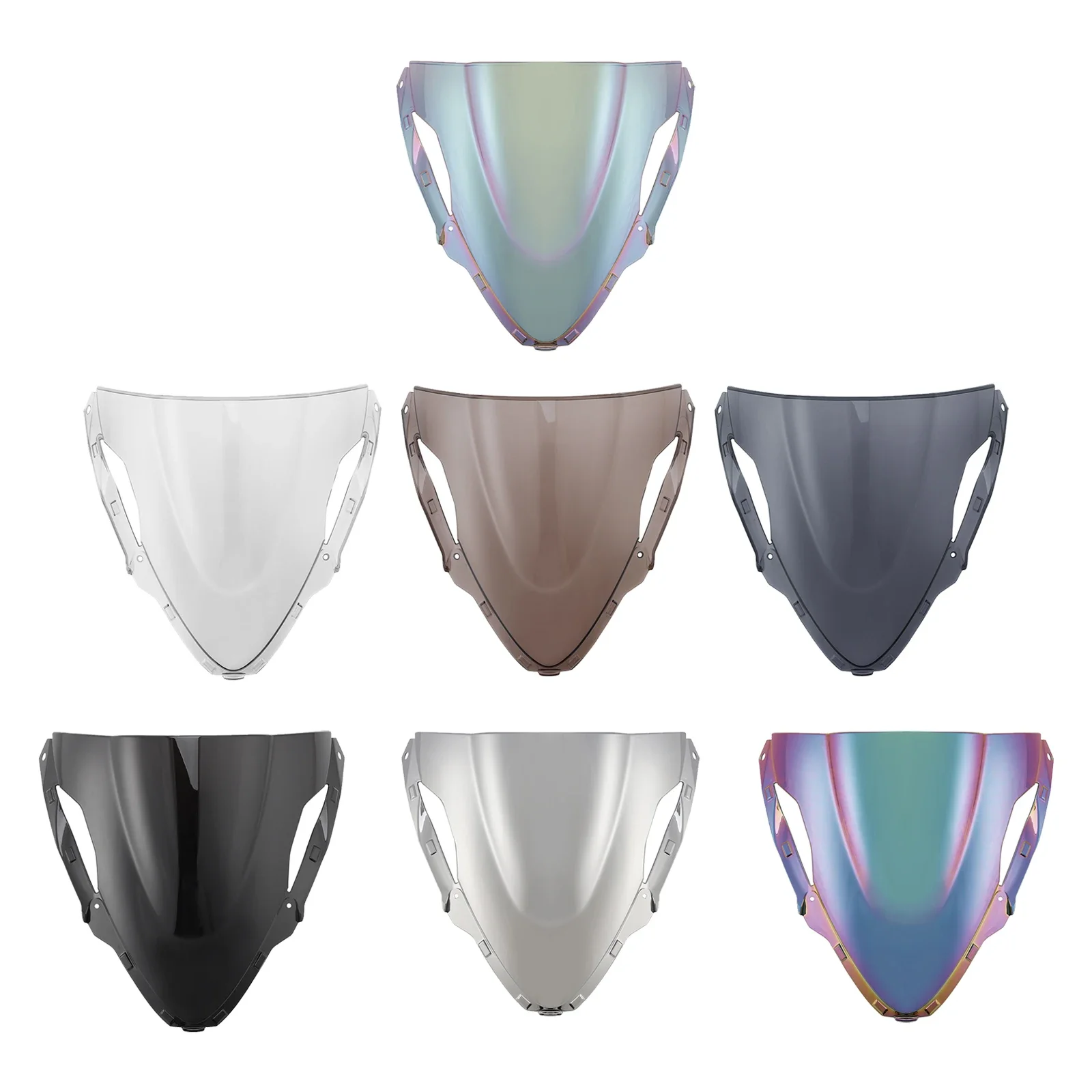 Motorcycle Double Bubble Windshield Deflector Protector Wind Screen for Kawasaki Ninja ZX6R ZX-6R 636 ZX636 2024 2025
Motorcycle Double Bubble Windshield Deflector Protector Wind Screen for Kawasaki Ninja ZX6R ZX-6R 636 ZX636 2024 2025