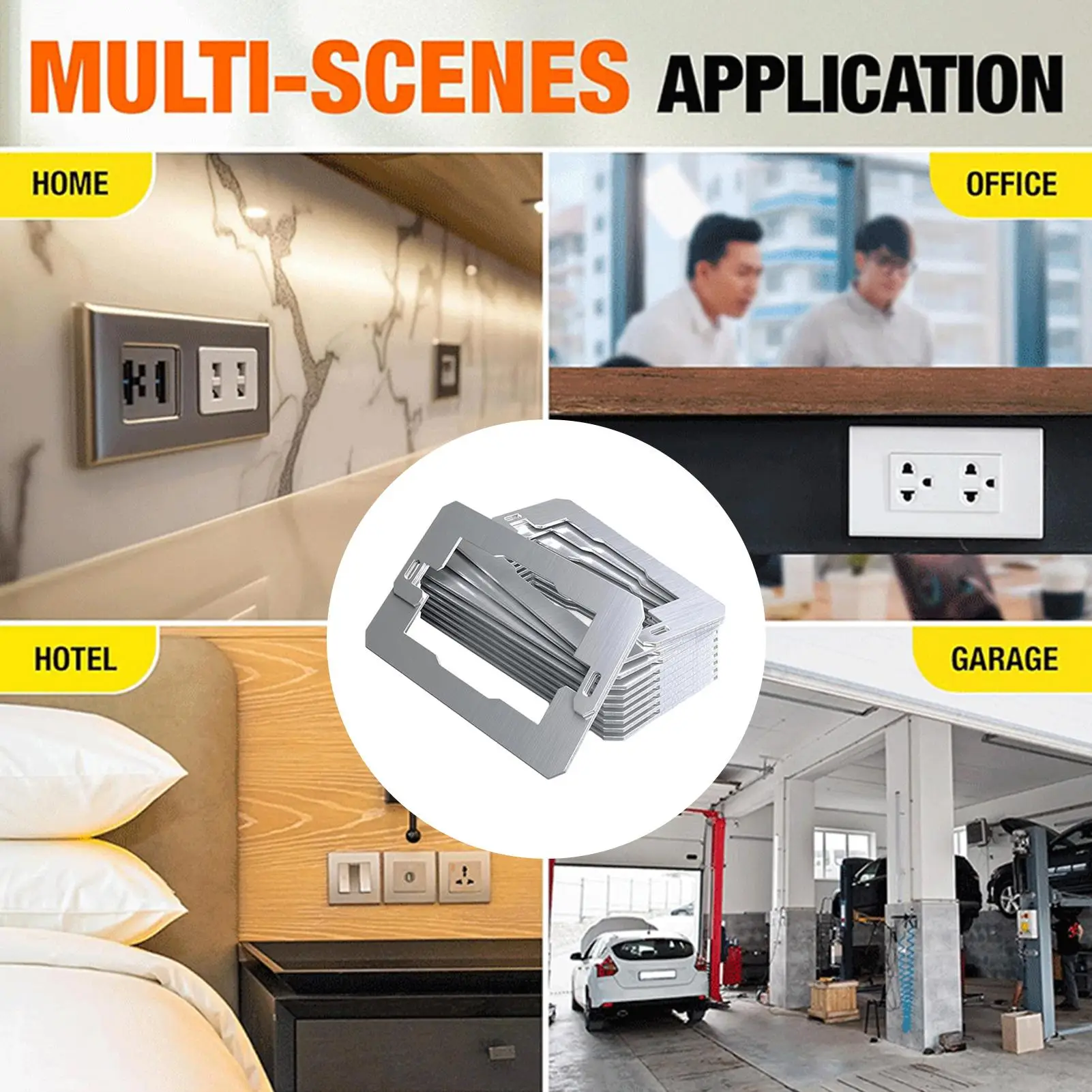 Outlet Spacers For Electrical Box 10 Pieces Stainless Steel Leveler Receptacle Extender Electrical Box Spacers For Home