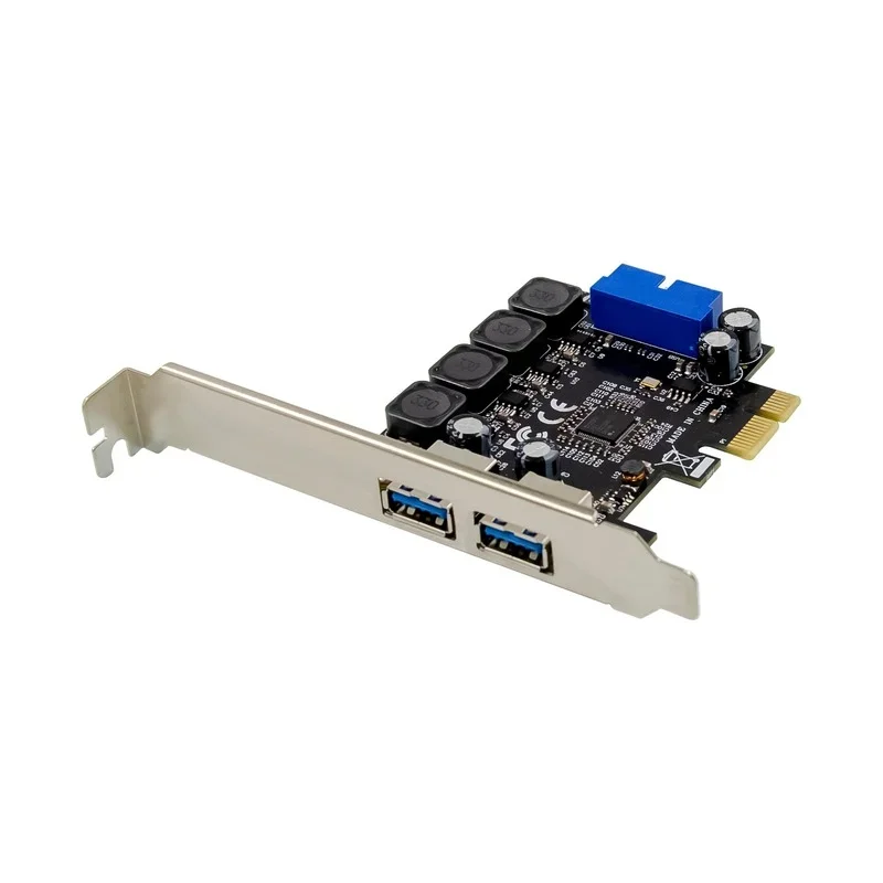 Адаптер карты расширения USB 3.0 PCI-E 2-портовый концентратор USB3.0 Внутренний 19-контактный 19-контактный разъем USB 3 к PCIE PCI Express 20-контактный адаптер
Адаптер карты расширения USB 3.0 PCI-E 2-портовый концентратор USB3.0 Внутренний 19-контактный 19-контактный разъем USB 3 к PCIE PCI Express 20-контактный адаптер