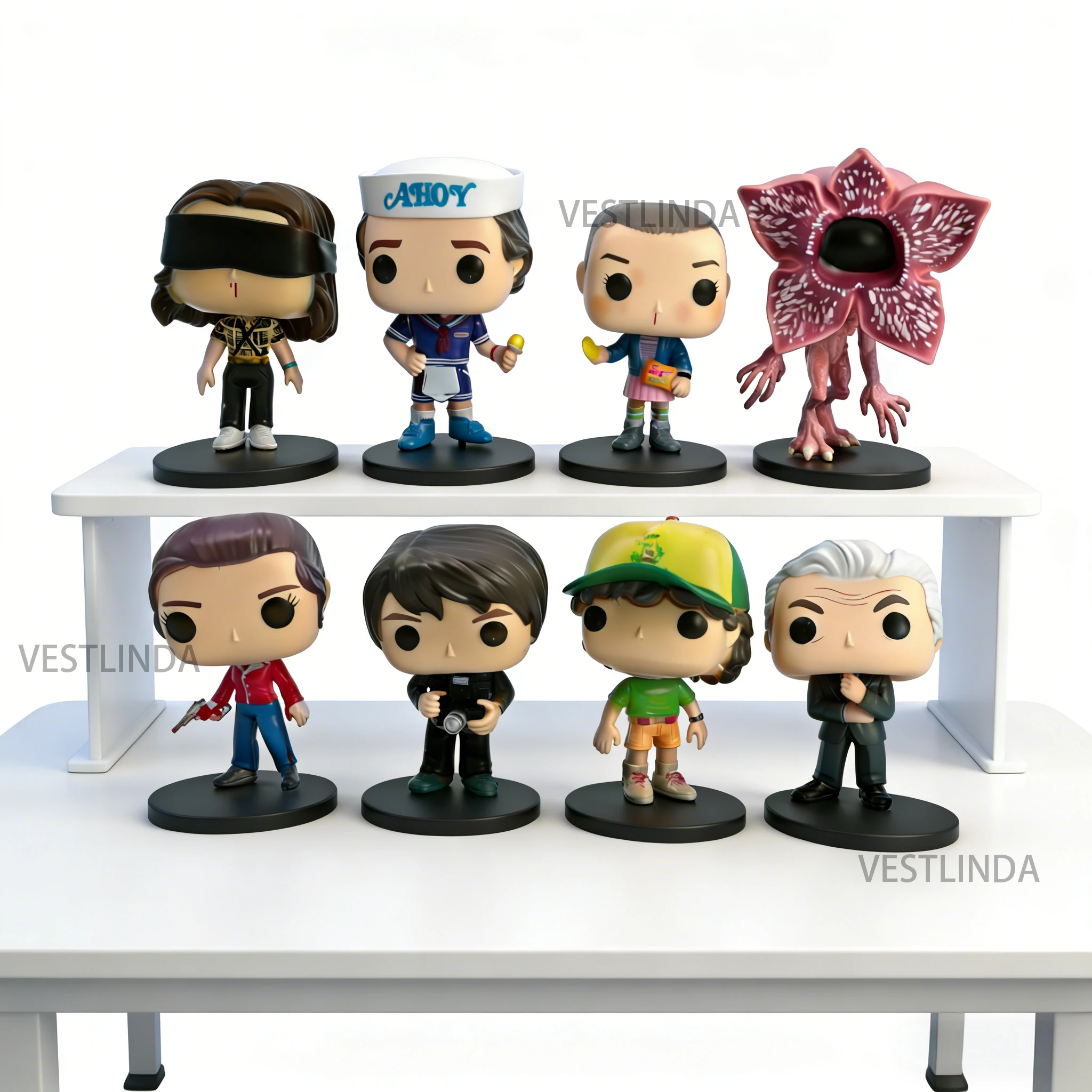 8/1PCS Blind Box New Arrival 4-inch Stranger Things Tales Man-Eating Flower Figure Eleven Dustin Steve Robin Model with Base OPP
8/1PCS Blind Box New Arrival 4-inch Stranger Things Tales Man-Eating Flower Figure Eleven Dustin Steve Robin Model with Base OPP