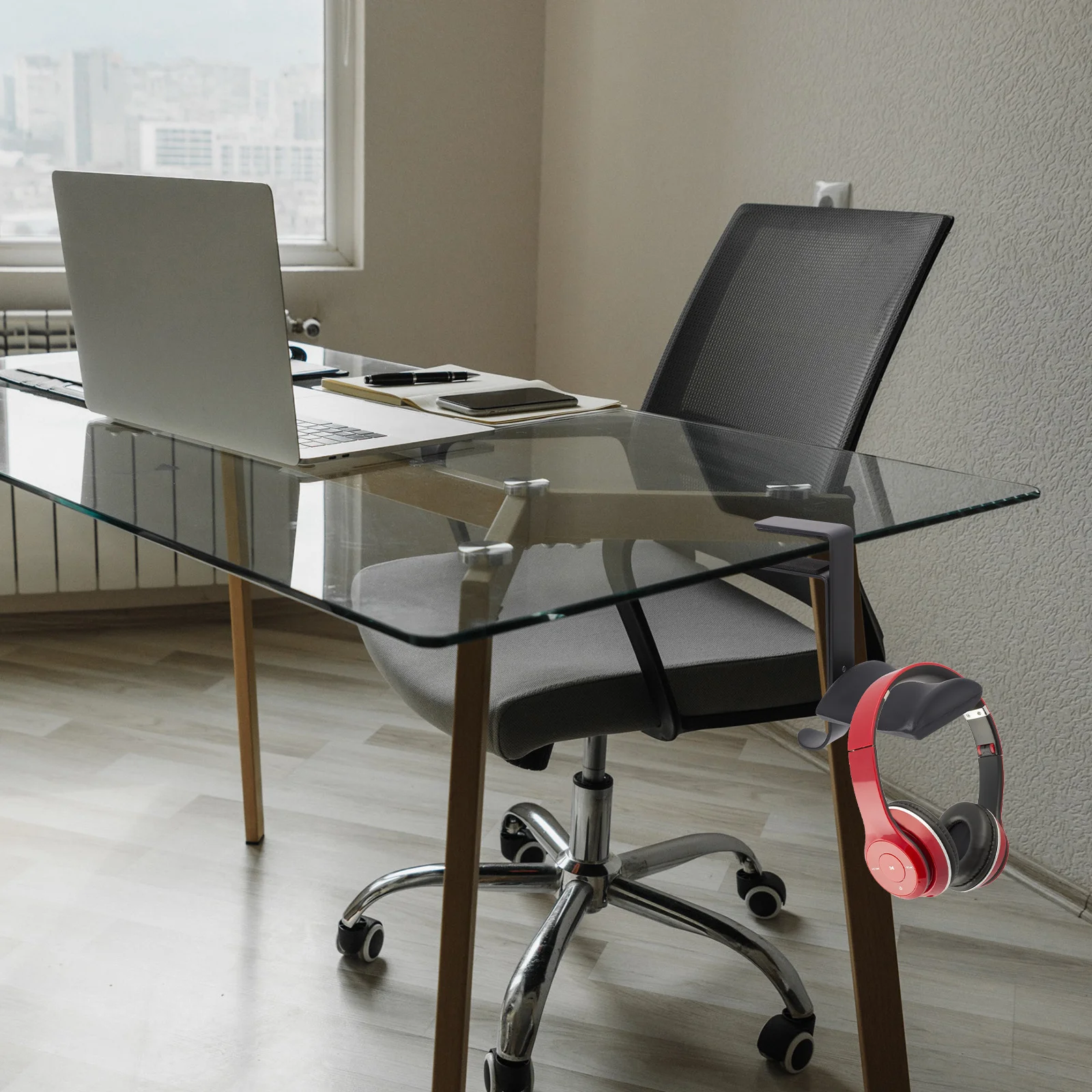 Adjustable Headphone Stand Metal Under Desk Clip-on Headset Holder PU Cushion Earphone Hanger Stable Anti-Drop Gaming Pc
Adjustable Headphone Stand Metal Under Desk Clip-on Headset Holder PU Cushion Earphone Hanger Stable Anti-Drop Gaming Pc