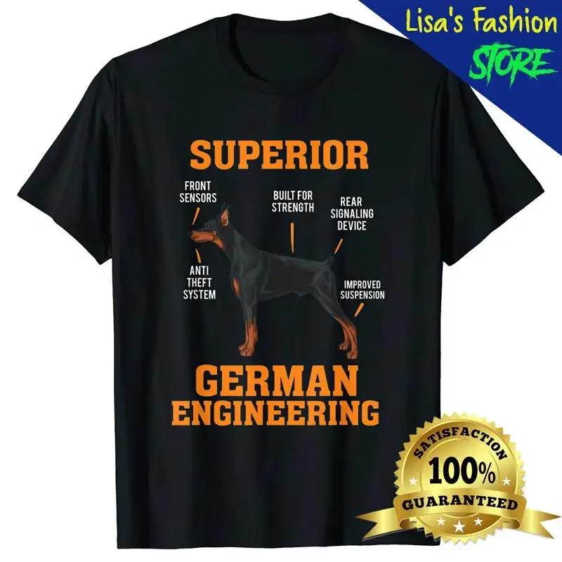 Dobermans German Engineering Funny Gift Doberman Pinscher Unisex T-Shirt
Dobermans German Engineering Funny Gift Doberman Pinscher Unisex T-Shirt