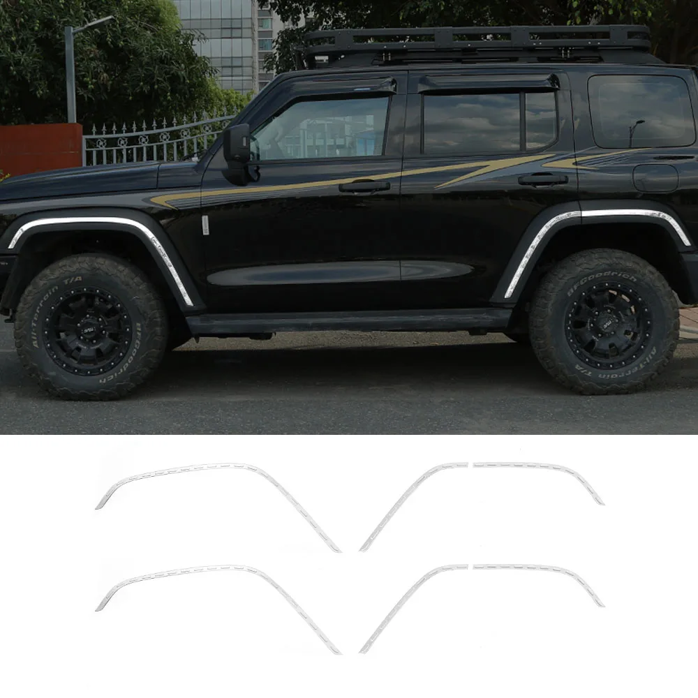 For 2021-2025 Tank 300 Stainless Steel Wheel Arch Molding, Body Side Protector Strip, Exterior Decor with Adhesive
For 2021-2025 Tank 300 Stainless Steel Wheel Arch Molding, Body Side Protector Strip, Exterior Decor with Adhesive