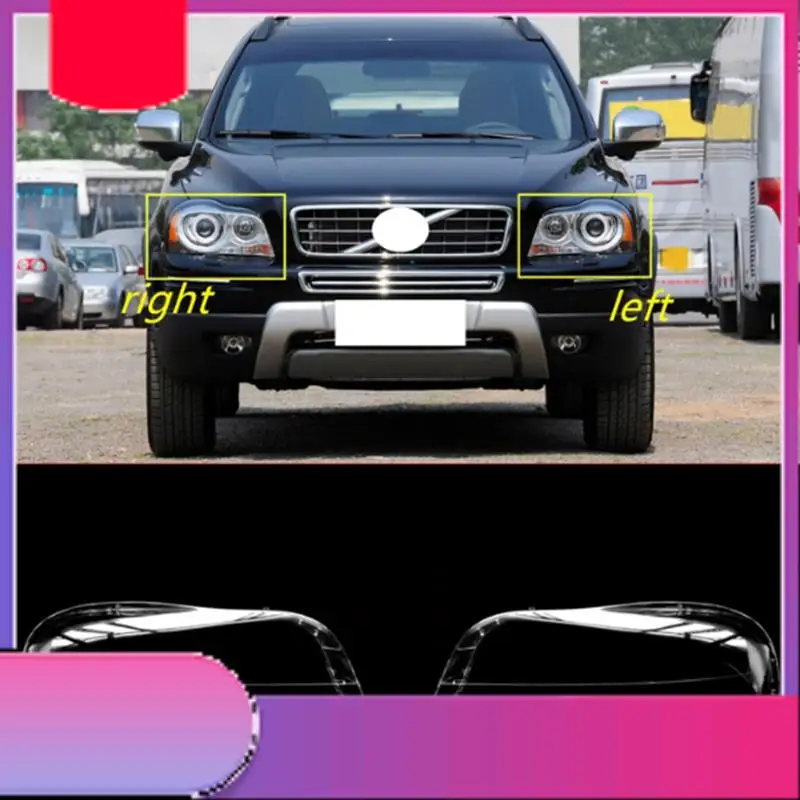 Car Front Headlight Cover Transparent Lampshades Lamp Shell Headlights Lens Cover For Volvo XC90 2004-2013-Y79A
Car Front Headlight Cover Transparent Lampshades Lamp Shell Headlights Lens Cover For Volvo XC90 2004-2013-Y79A
