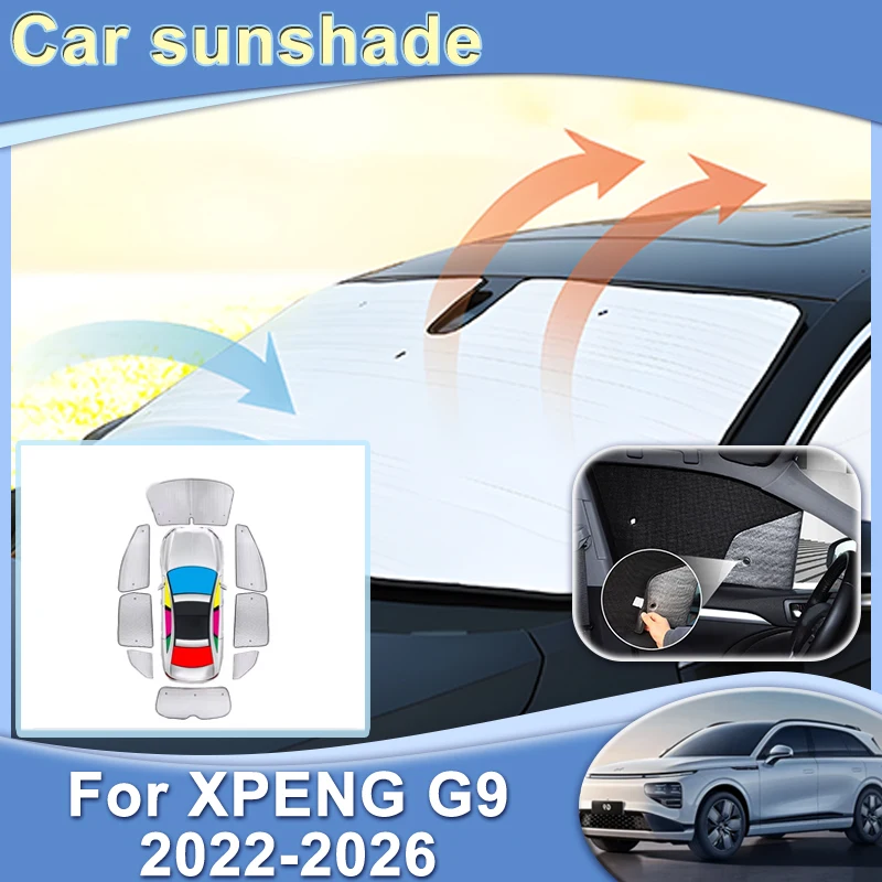 Car Sunshade For XPENG G9 2022 2023 2024 2025 2026 Sunscreen Sun Shade Heat Insulation Sun Protection Visor Tools Accessories
Car Sunshade For XPENG G9 2022 2023 2024 2025 2026 Sunscreen Sun Shade Heat Insulation Sun Protection Visor Tools Accessories