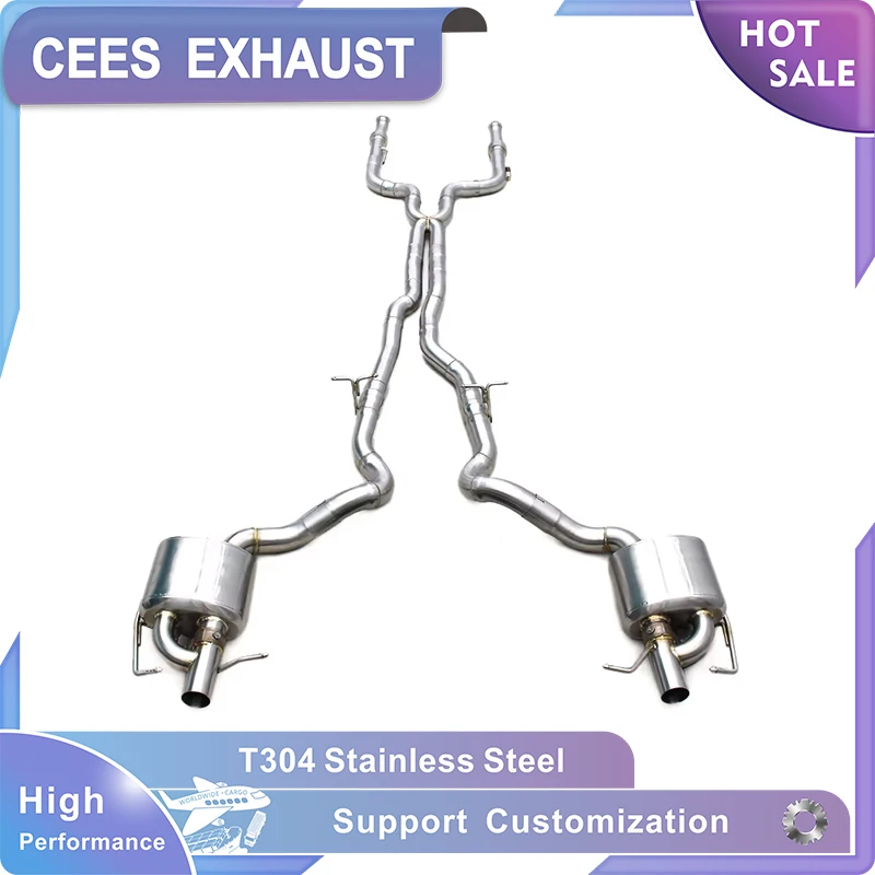 Выхлопная система CEES Valvetronic для Mercedes-Benz AMG C43 W205 3.0 2020-2024, нержавеющая сталь, X-образная труба, спортивный глушитель с клапаном
Выхлопная система CEES Valvetronic для Mercedes-Benz AMG C43 W205 3.0 2020-2024, нержавеющая сталь, X-образная труба, спортивный глушитель с клапаном