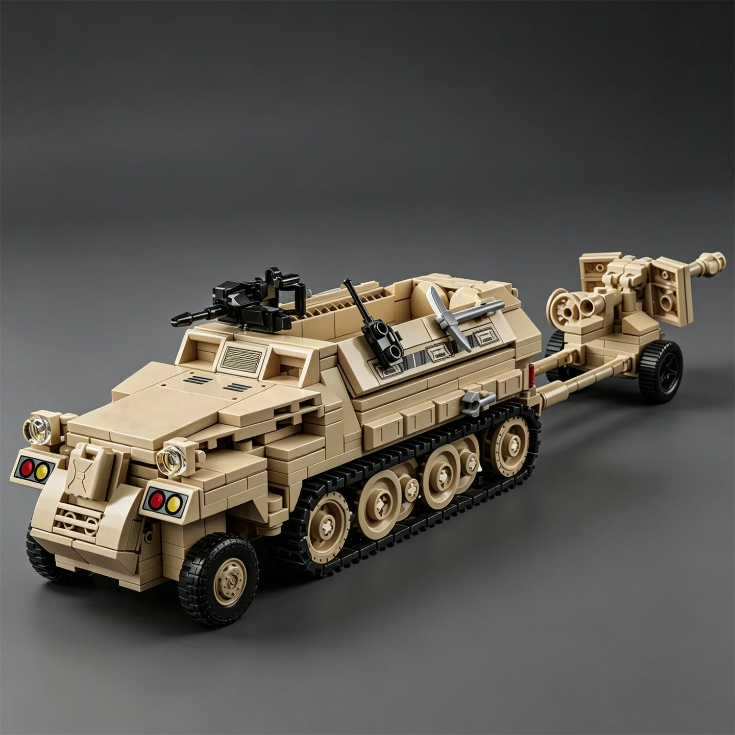 Toy tank transport vehicle half track armored vehicle puzzle assembly building block car truck Sd.Kfz.251
Toy tank transport vehicle half track armored vehicle puzzle assembly building block car truck Sd.Kfz.251
