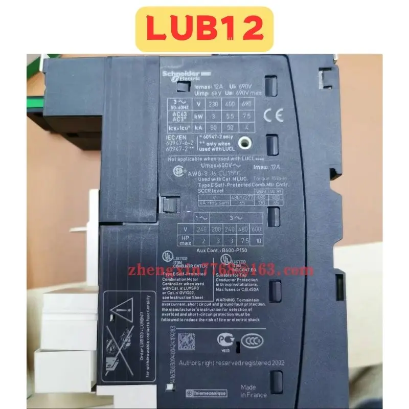 High-quality Goods Brand New Original LUB12 Motor Starter
High-quality Goods Brand New Original LUB12 Motor Starter