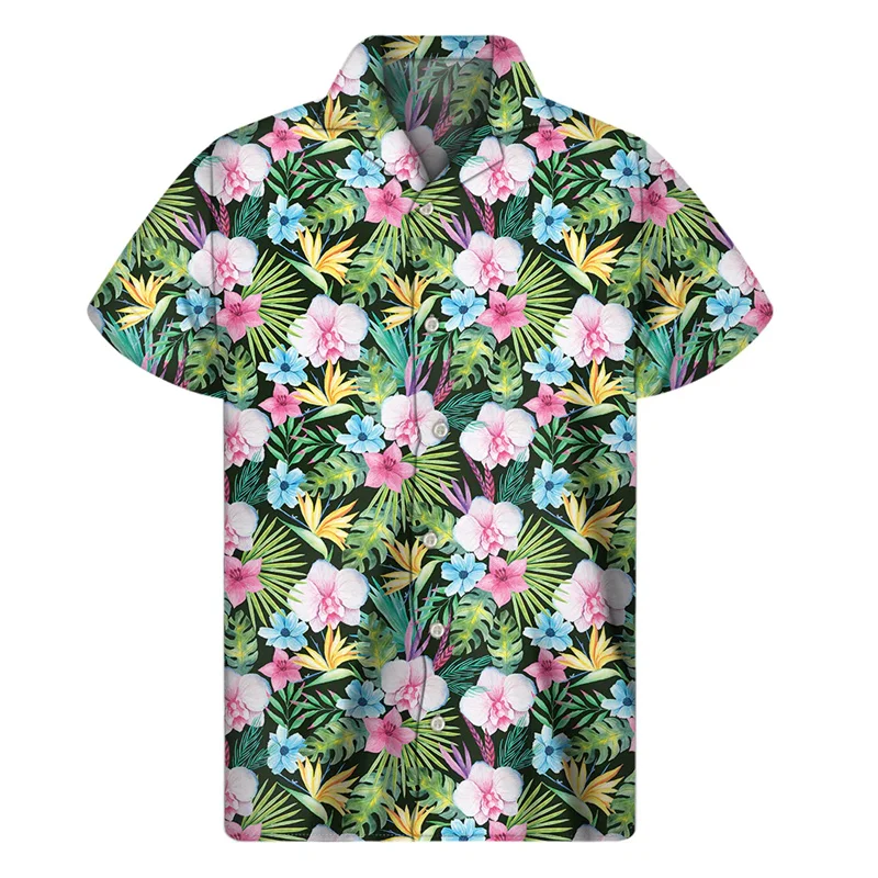 Fashion Tropical Plants Hawaiian Shirt 3D Print Flower Beach Button Shirts Men Summer Short Sleeve Tees Street Tops Aloha Blouse
Fashion Tropical Plants Hawaiian Shirt 3D Print Flower Beach Button Shirts Men Summer Short Sleeve Tees Street Tops Aloha Blouse