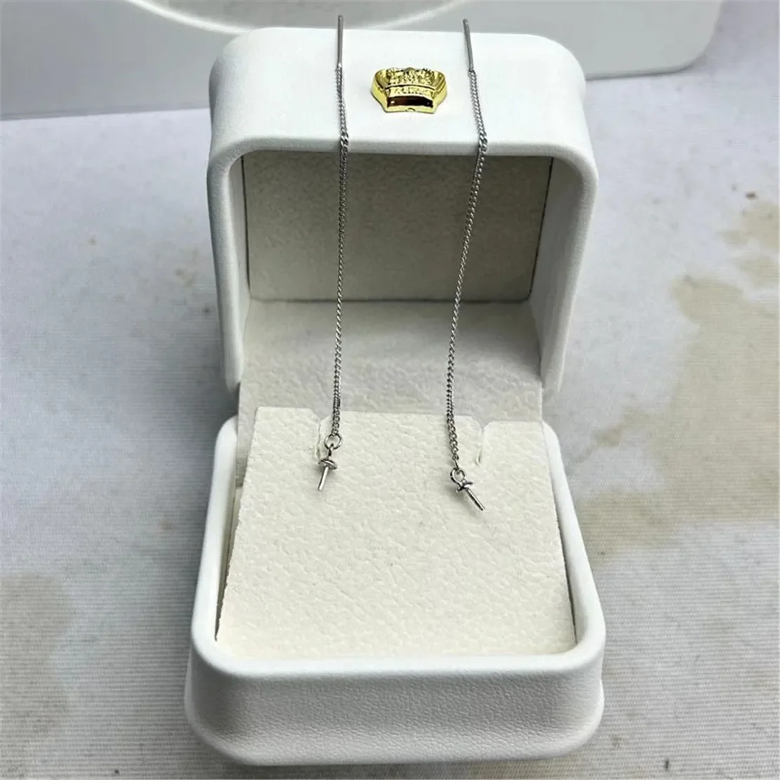 925 Stamped Alloy Gold Plating Pearl Earrings Setting DIY Jewelry Findings, Craft Supplies Handmade Earrings Accessory No Pearl
925 Stamped Alloy Gold Plating Pearl Earrings Setting DIY Jewelry Findings, Craft Supplies Handmade Earrings Accessory No Pearl