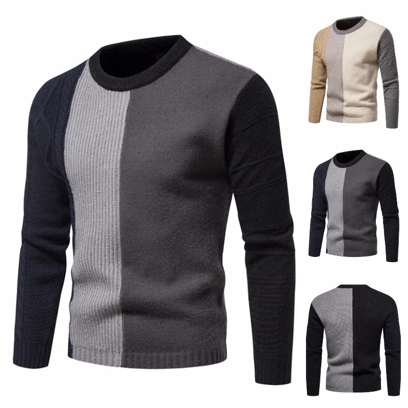 2023 New Winter Men's Sweater Pullover Retro Color Contrast Knitwear Coat Korean Fashion Men's Shirt Warm Jacket
2023 New Winter Men's Sweater Pullover Retro Color Contrast Knitwear Coat Korean Fashion Men's Shirt Warm Jacket