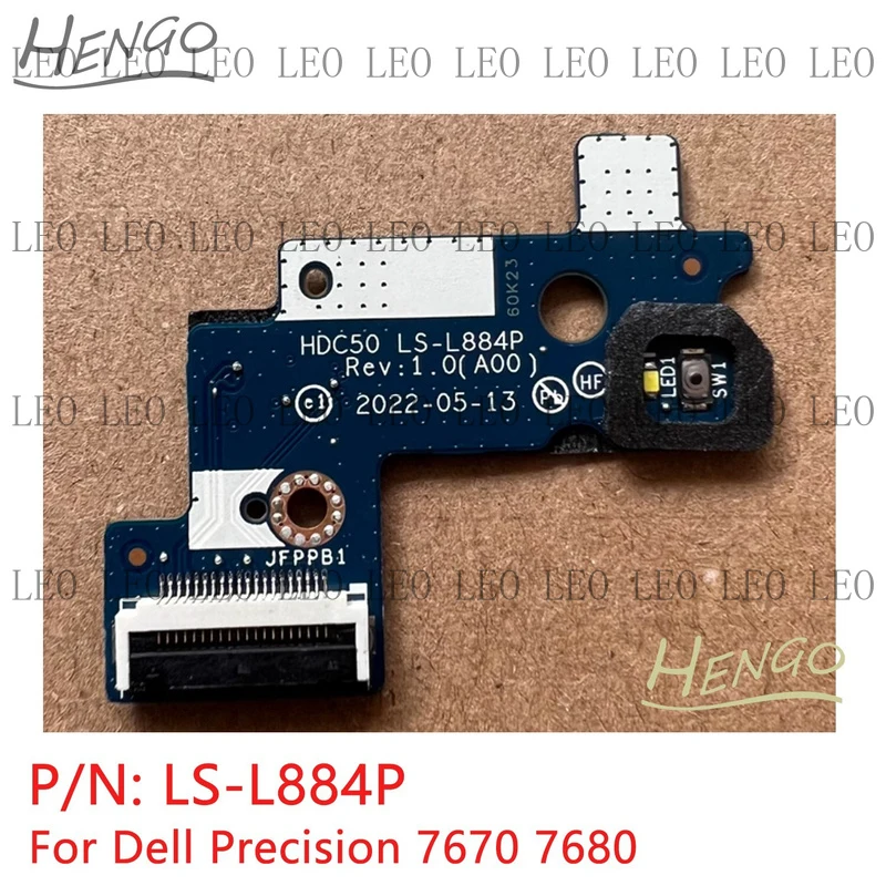 TT New For Dell Precision 7670 7680 Power Button Board Switch Board Module LS-L884P
TT New For Dell Precision 7670 7680 Power Button Board Switch Board Module LS-L884P