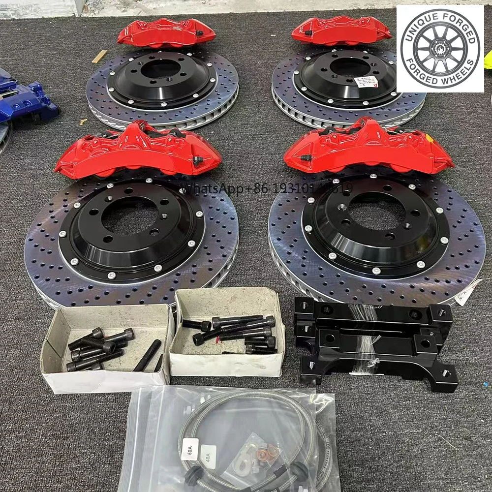 26 Style TA6 Front 6 Piston Aluminum Brake Caliper Kit With 355/380/400mm Disc Rotor Fit 18 Inch Wheels For Ford Mustang GT For
26 Style TA6 Front 6 Piston Aluminum Brake Caliper Kit With 355/380/400mm Disc Rotor Fit 18 Inch Wheels For Ford Mustang GT For