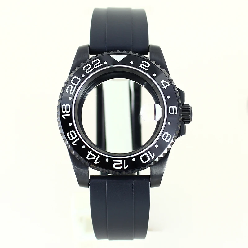 blak Bezel 40mm Black PVD Case for Yacht-master NH35 NH36 8215 2824 28.5mm Dial SUB/GMT Watch Case Rubber Strap Sapphire Glass
blak Bezel 40mm Black PVD Case for Yacht-master NH35 NH36 8215 2824 28.5mm Dial SUB/GMT Watch Case Rubber Strap Sapphire Glass