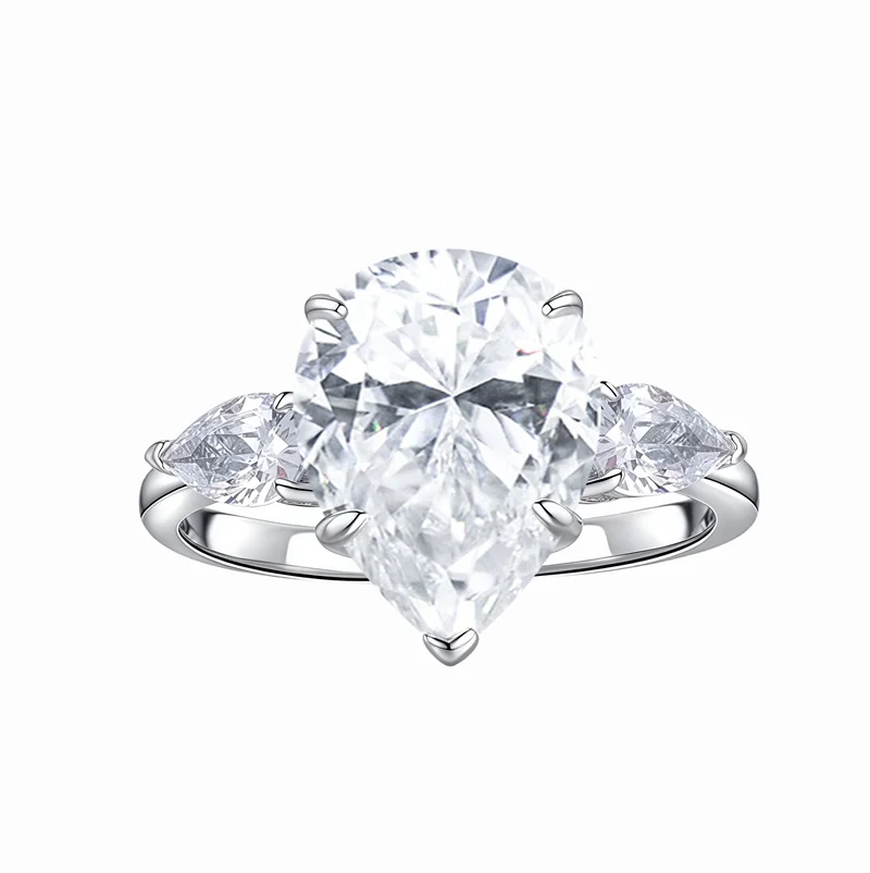 ZFSILVER Fashion 925 Silver Classic Color 6ct Moissanite Design Waterdrop Ring For Women Charm Wedding Party Jewelry Gift XH-007
ZFSILVER Fashion 925 Silver Classic Color 6ct Moissanite Design Waterdrop Ring For Women Charm Wedding Party Jewelry Gift XH-007