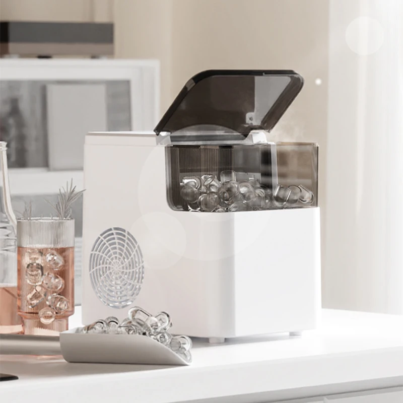 12KG/24H Compact Ice Maker, Multifunctional Compact Automatic Ice Maker for Bars, Portable Ice Maker 0.5KG Storage Capacity
12KG/24H Compact Ice Maker, Multifunctional Compact Automatic Ice Maker for Bars, Portable Ice Maker 0.5KG Storage Capacity