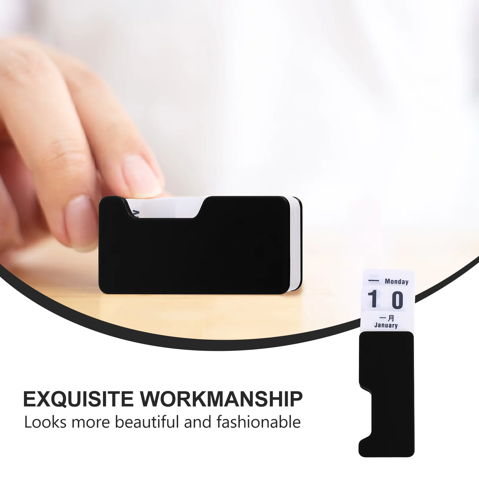 Plastic Perpetual Desktop Calendar Creative Manual Page Turning Nordic Style Table Calendar for Home Office Dorm 
Plastic Perpetual Desktop Calendar Creative Manual Page Turning Nordic Style Table Calendar for Home Office Dorm