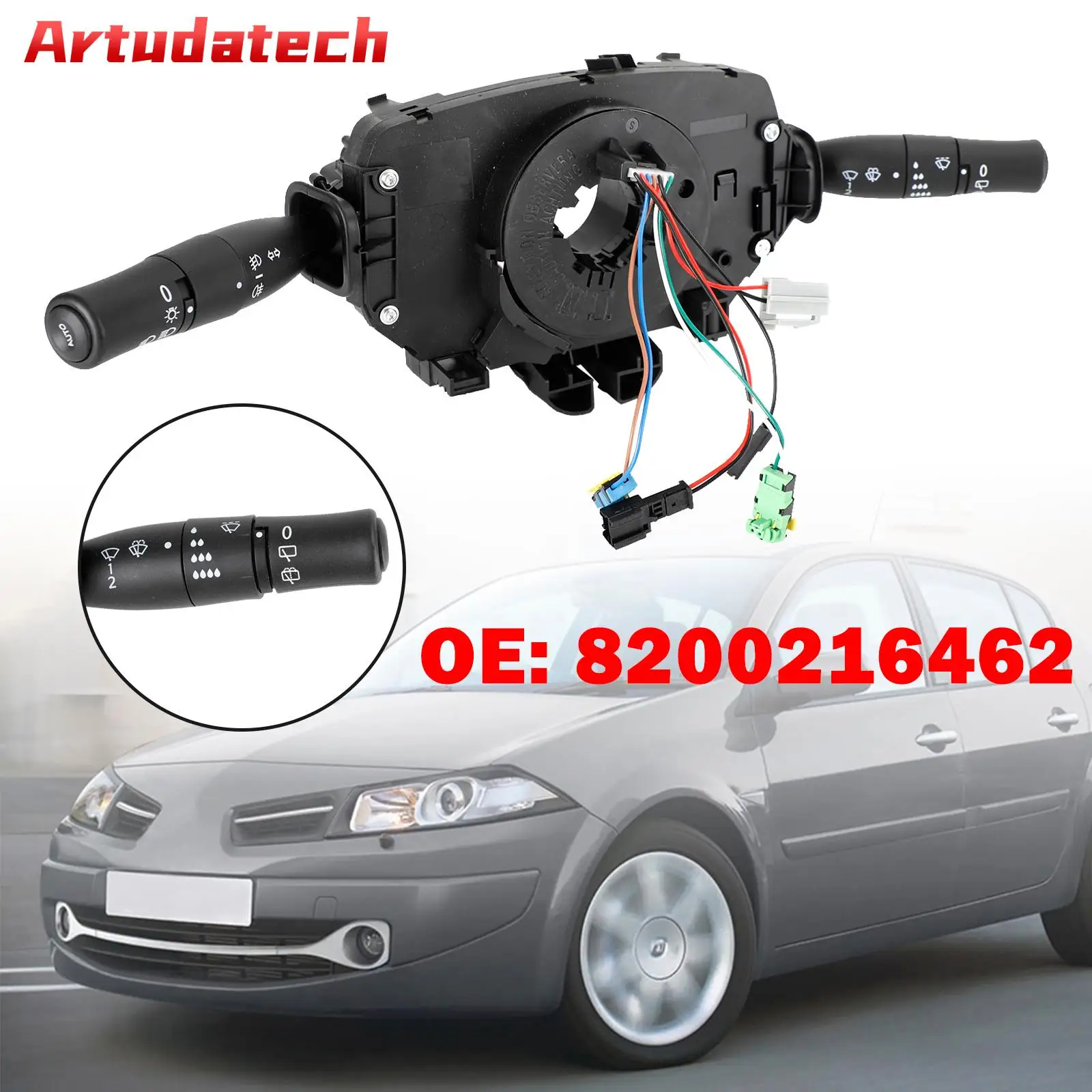 Artudatech Steering Wheel Indicator Wiper Squib for Megane Mk2 8200216462 8200216444 Car Accessories
Artudatech Steering Wheel Indicator Wiper Squib for Megane Mk2 8200216462 8200216444 Car Accessories