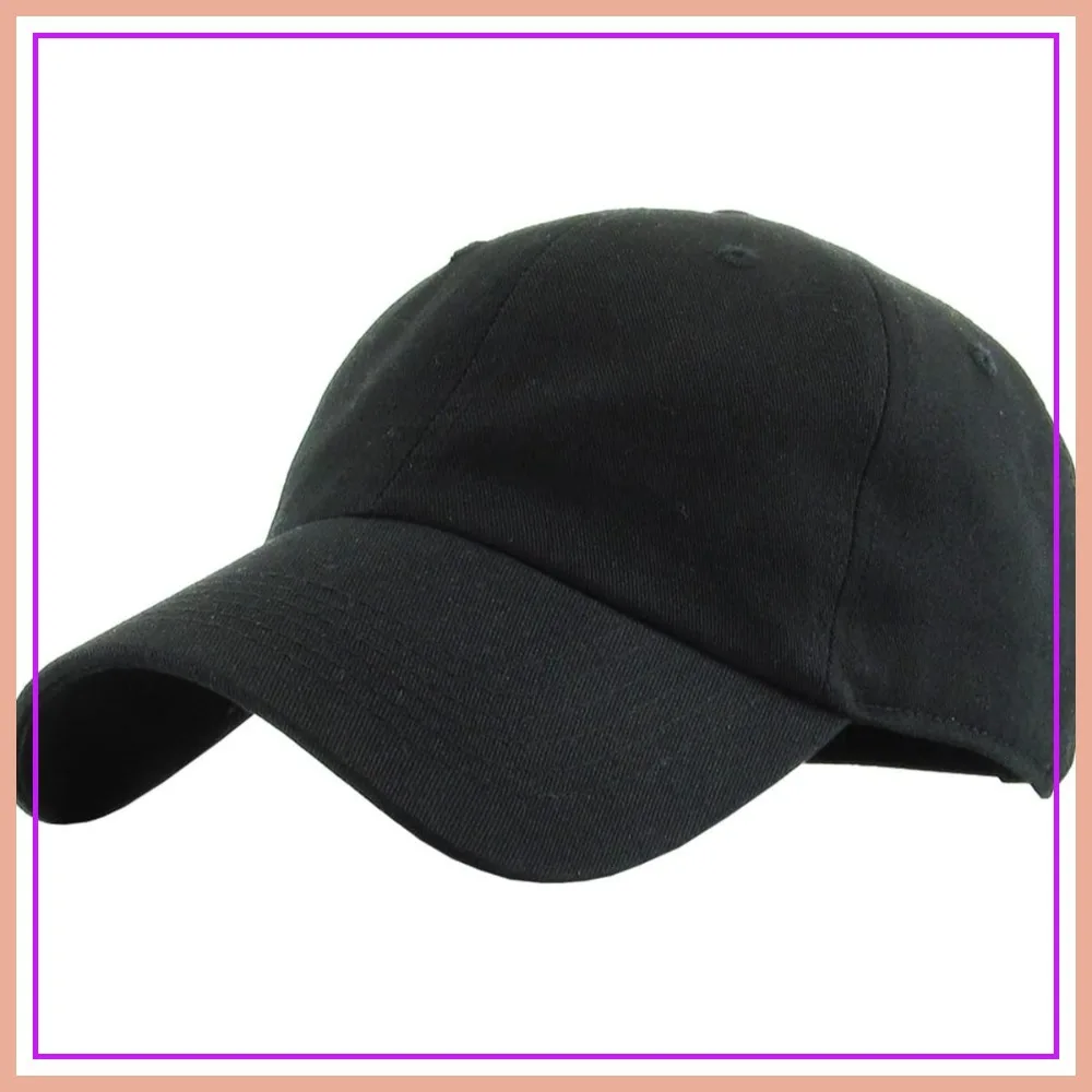 Unisex Cotton Adjustable Low Crown Baseball Cap – Plain Dad Hat
Unisex Cotton Adjustable Low Crown Baseball Cap – Plain Dad Hat