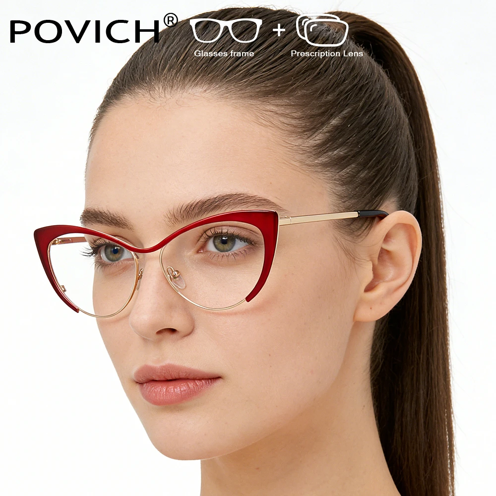 2026 Exaggerate Cat Eye Metal Glasses With Spring Temple Anti Blue Light Optical Eyewear Prescription Clear Lenses Myopia Women
2026 Exaggerate Cat Eye Metal Glasses With Spring Temple Anti Blue Light Optical Eyewear Prescription Clear Lenses Myopia Women