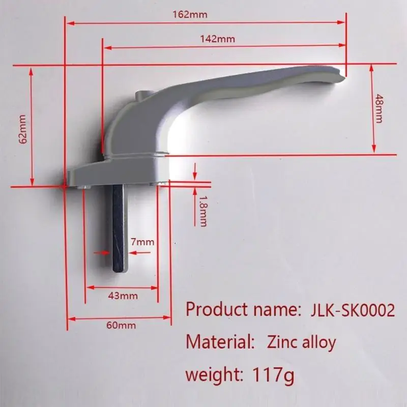 Lockable Window Handle With Key & Screws Stainless Steel Balcony Door Handle Child Safety Window Lock Easy to Install
Lockable Window Handle With Key & Screws Stainless Steel Balcony Door Handle Child Safety Window Lock Easy to Install