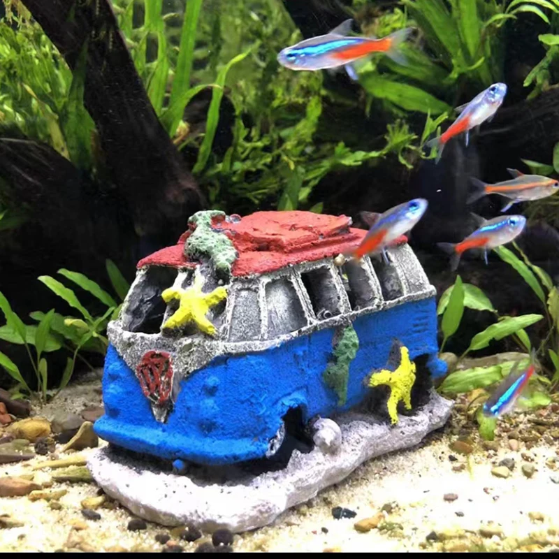 Artificial Aquarium Decoration Old Car Ornament Submarine Decor Resin Landscaping House for Fish Accessories for Aquarium Stuff
Artificial Aquarium Decoration Old Car Ornament Submarine Decor Resin Landscaping House for Fish Accessories for Aquarium Stuff