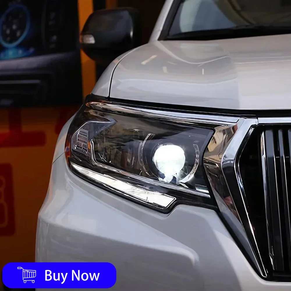 For Toyota Prado 2018-2023 Car Front Lamps LED Auto Headlight Assembly Upgrade DRL Dual Projector lens Accessories
For Toyota Prado 2018-2023 Car Front Lamps LED Auto Headlight Assembly Upgrade DRL Dual Projector lens Accessories