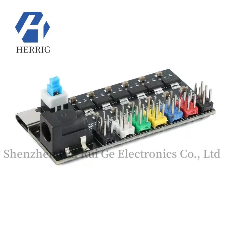 Original multi-output power stabilization module with Type-C and DC connectors, AMS1117-1.2/1.5-3.3/5.0V
Original multi-output power stabilization module with Type-C and DC connectors, AMS1117-1.2/1.5-3.3/5.0V
