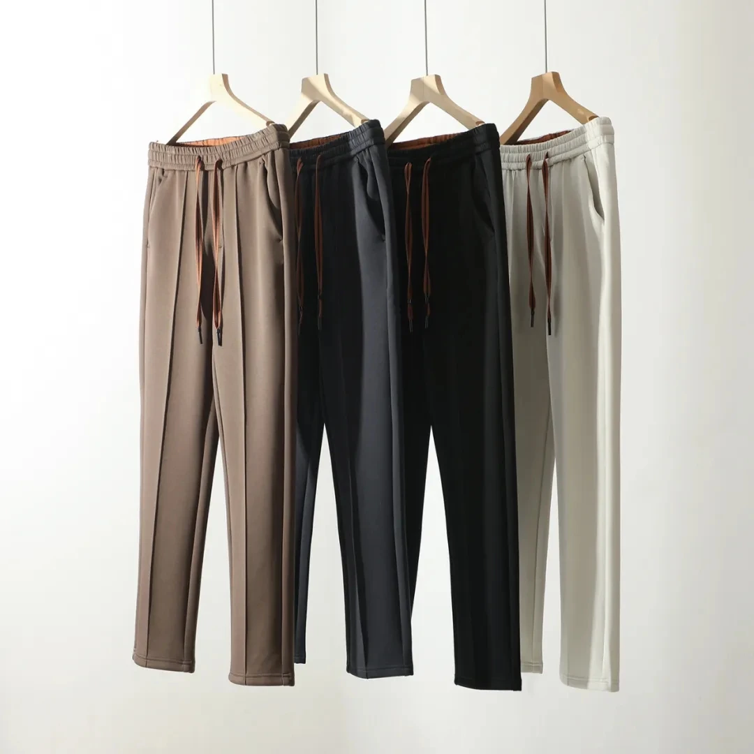 Мужские брюки премиум-класса для делового повседневного стиля, прямого кроя, эластичные, однотонные, весна-осень, высококачественные, модные, из полиэстера и хлопка, стрейч, V...
Мужские брюки премиум-класса для делового повседневного стиля, прямого кроя, эластичные, однотонные, весна-осень, высококачественные, модные, из полиэстера и хлопка, стрейч, V...