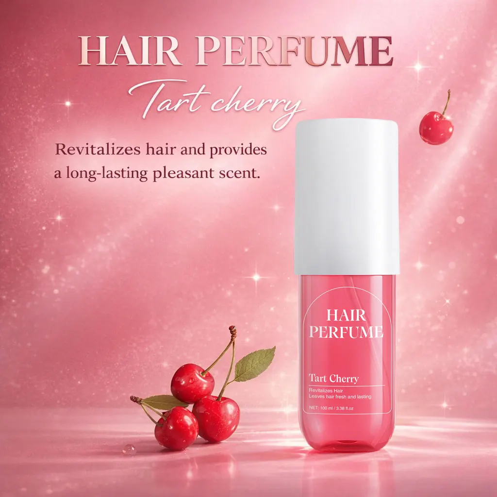 Cherry Hair Perfume for Women Clean Deodorizing Hair Spray & Body Mist Freshen Hair Body & Pillows Cherry flavor,100ML
Cherry Hair Perfume for Women Clean Deodorizing Hair Spray & Body Mist Freshen Hair Body & Pillows Cherry flavor,100ML