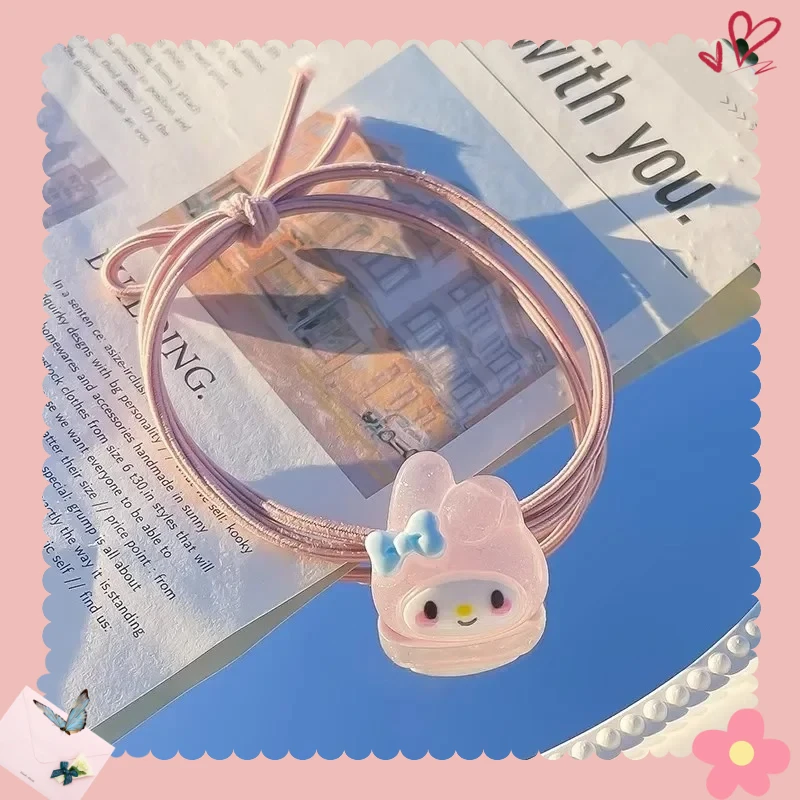 10-Pack Hello Kitty Rubber Band Sanrio Anime Character Kuromi Cinnamon Dog Melody Hair Accessory Girl Gift
10-Pack Hello Kitty Rubber Band Sanrio Anime Character Kuromi Cinnamon Dog Melody Hair Accessory Girl Gift
