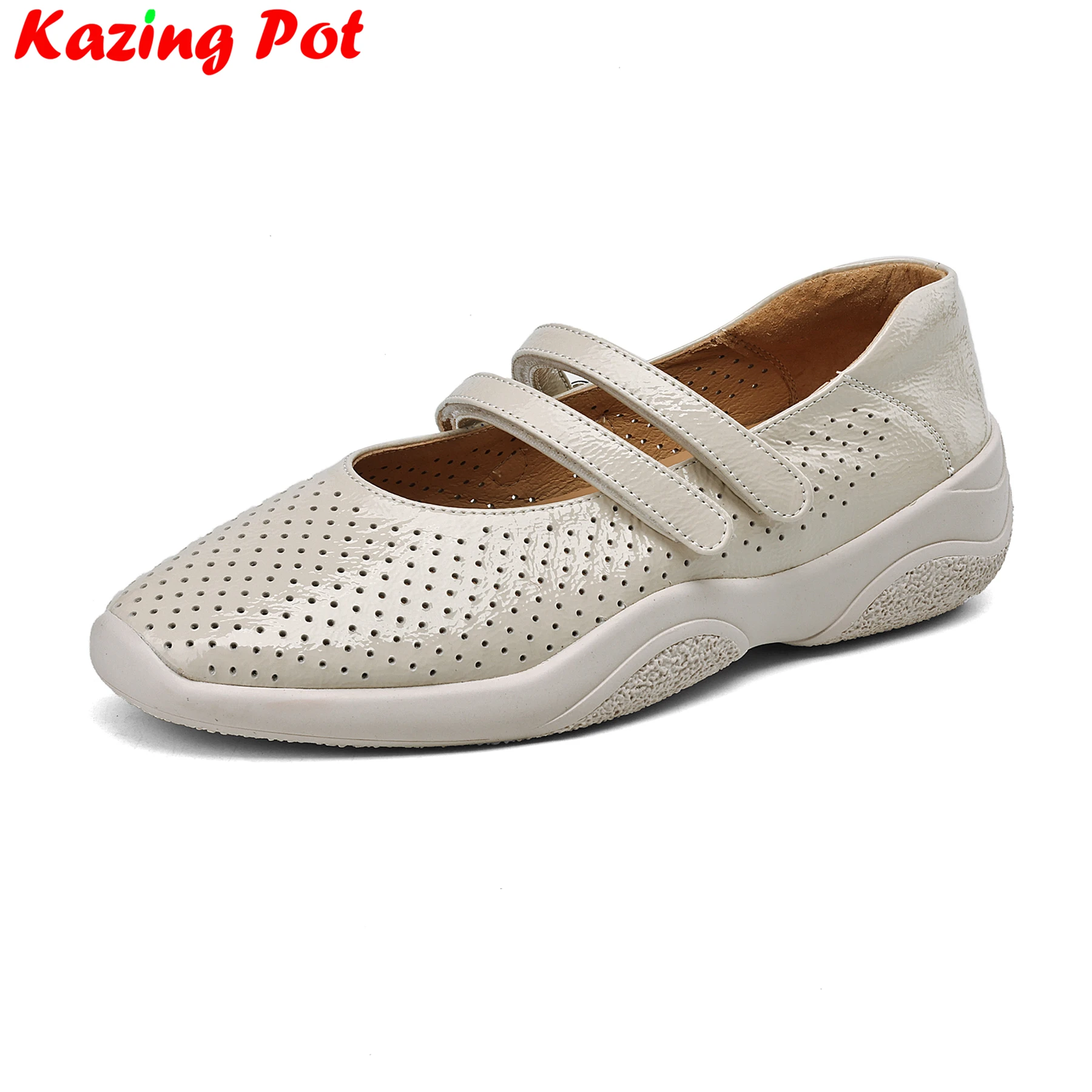 Krazing Pot Sheepskin Round Toe Summer Modern Street Wear Ballet Dancer Mary Janes Shallow Vacation Platform Brand Women Flats
Krazing Pot Sheepskin Round Toe Summer Modern Street Wear Ballet Dancer Mary Janes Shallow Vacation Platform Brand Women Flats