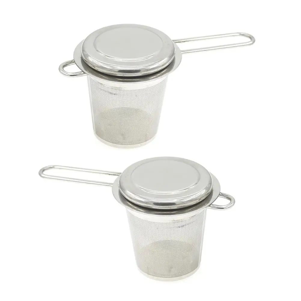 2Pcs Stainless Steel Tea Infuser Fine Mesh Filter Strainer Home Use Resistant High Temperature Design
2Pcs Stainless Steel Tea Infuser Fine Mesh Filter Strainer Home Use Resistant High Temperature Design