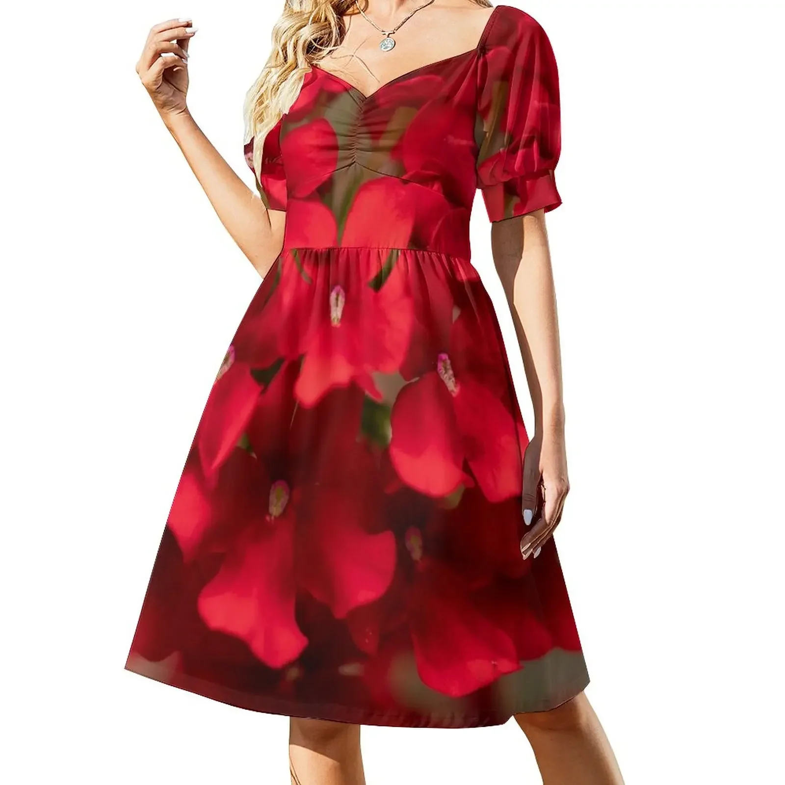 Red Verbena Flowers Short-Sleeved Dress women evening dress loose women's dress Women's summer suit women's dresses luxury
Red Verbena Flowers Short-Sleeved Dress women evening dress loose women's dress Women's summer suit women's dresses luxury