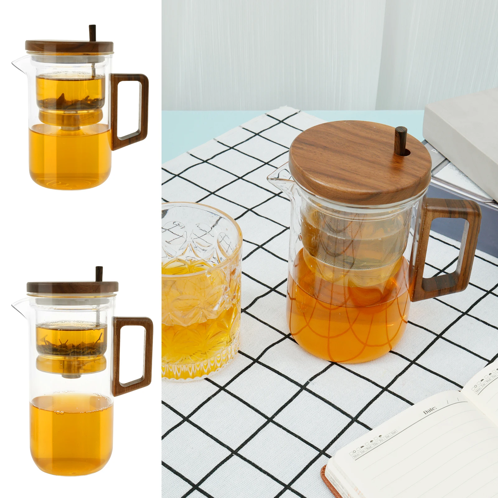 Стеклянный чайник с ситечком. Инновационный водоотделительный стеклянный чайник с деревянной ручкой. Чайник из прозрачного стекла. Термостойкий чай.
Стеклянный чайник с ситечком. Инновационный водоотделительный стеклянный чайник с деревянной ручкой. Чайник из прозрачного стекла. Термостойкий чай.