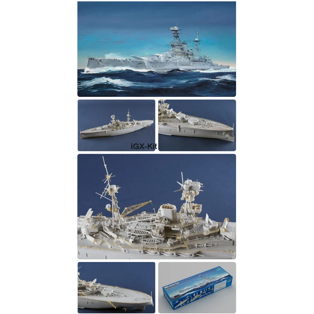 Trumpeter 05378 1:350 Scale HMS Royal Oak Battleship Ship Boats Assembly Building Plastic Model Kit
Trumpeter 05378 1:350 Scale HMS Royal Oak Battleship Ship Boats Assembly Building Plastic Model Kit