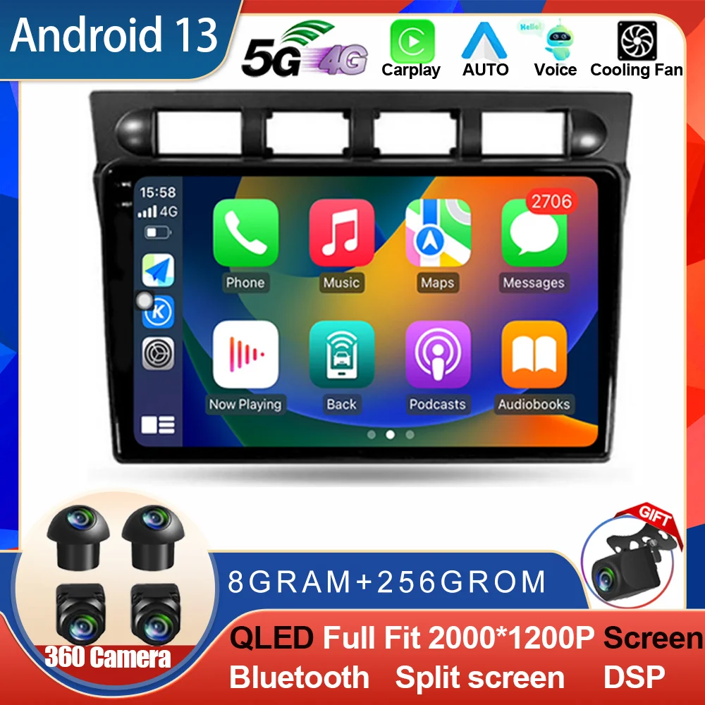 Android 14 For Kia Picanto SA Morning 2004 - 2007 Car Radio Player Stereo Multimedia GPS Navigation Carplay QLED Screen WIFI BT
Android 14 For Kia Picanto SA Morning 2004 - 2007 Car Radio Player Stereo Multimedia GPS Navigation Carplay QLED Screen WIFI BT
