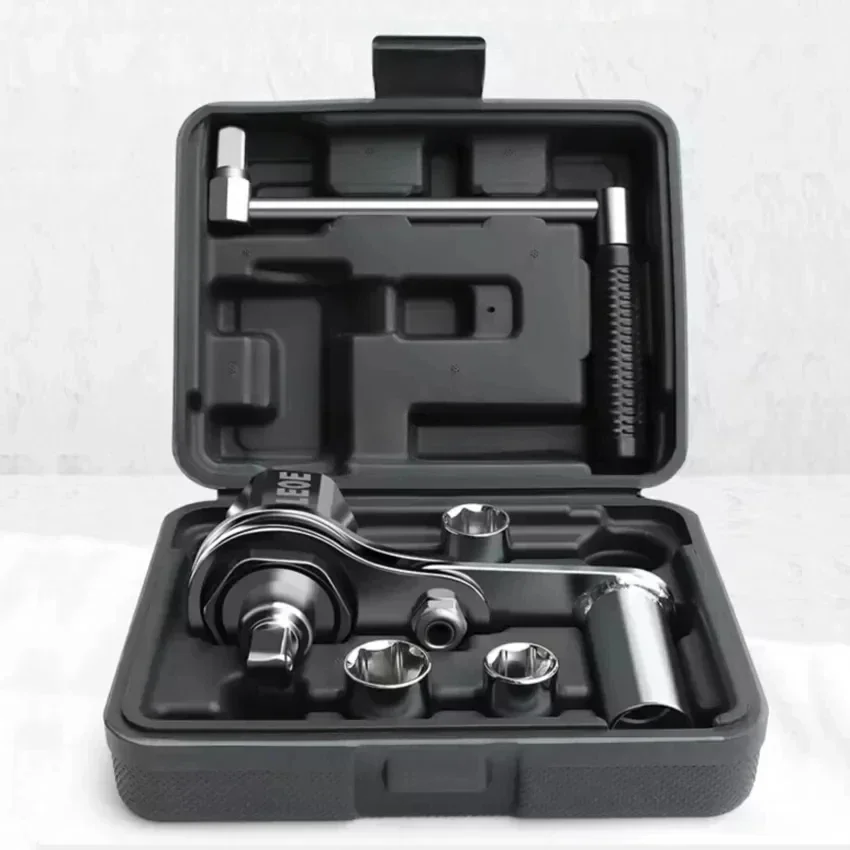 1Set 1/2" Torsional Torque Multiplier Wrench Lug Nut Remover Type Car Tire Disassembly Labor-Saving Force 3200N.M
1Set 1/2" Torsional Torque Multiplier Wrench Lug Nut Remover Type Car Tire Disassembly Labor-Saving Force 3200N.M