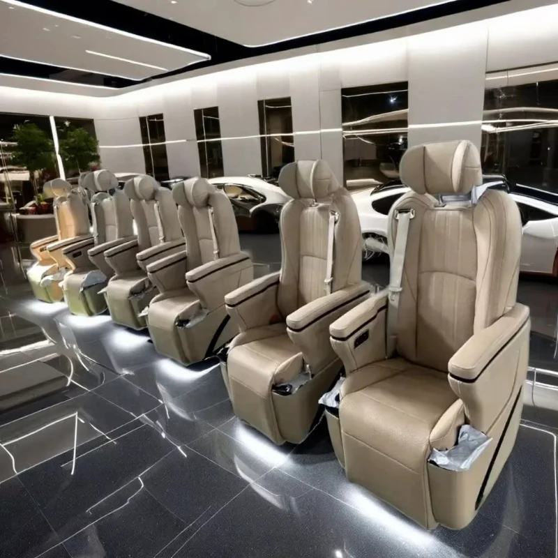 VIP Captain Auto Interior Pilot Seat with Electric Control Waterproof Made of Premium Leather for RV/Van/Camper
VIP Captain Auto Interior Pilot Seat with Electric Control Waterproof Made of Premium Leather for RV/Van/Camper