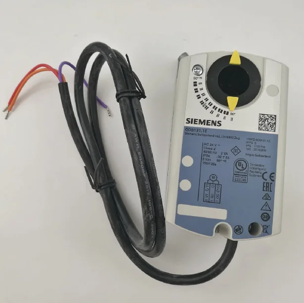 SIEMENS Electric actuator GDB341.1E New in stock
SIEMENS Electric actuator GDB341.1E New in stock