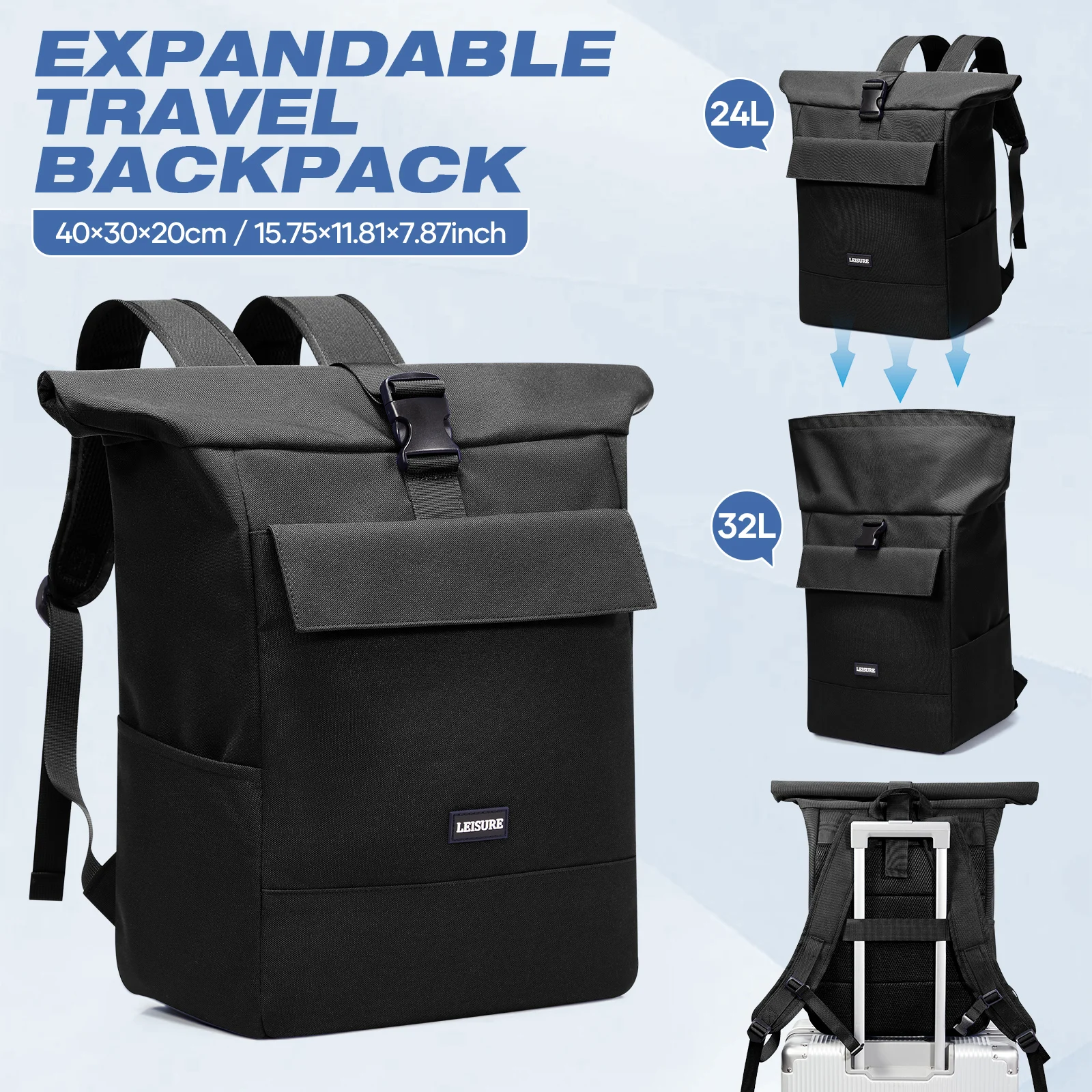 Ryanair Backpack 40x30x20, Men Work Backpack, Laptop Travel Backpack Cabin Fly Bag Outdoor Backpack Back-to-School Backpack Teen
Ryanair Backpack 40x30x20, Men Work Backpack, Laptop Travel Backpack Cabin Fly Bag Outdoor Backpack Back-to-School Backpack Teen