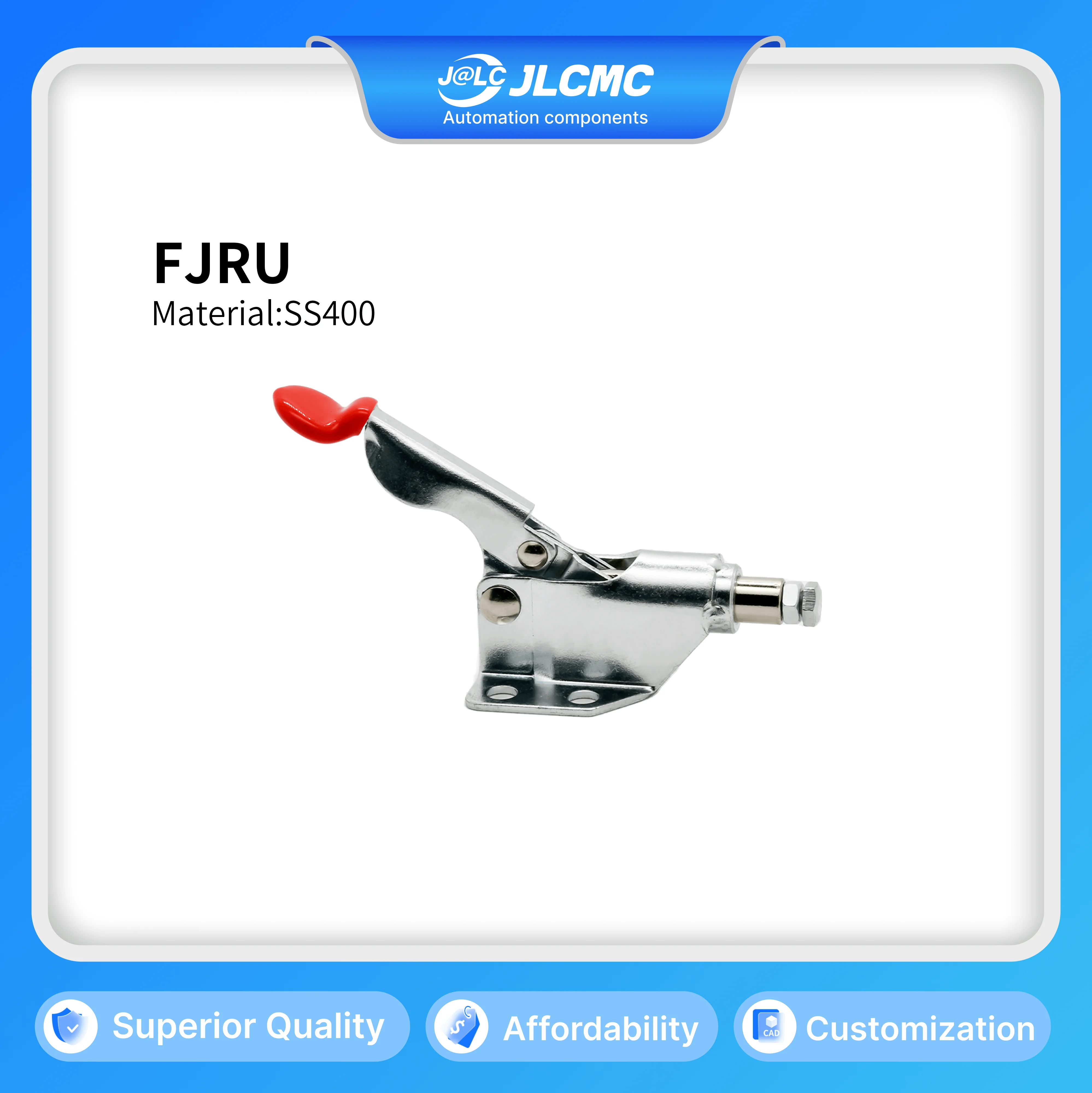 1PCS Push Pull Toggle Clamp 50kg Holding Force, Internal Thread Arm, 11mm Stroke, 93° Handle, Flange Base,Woodworking Fixture
1PCS Push Pull Toggle Clamp 50kg Holding Force, Internal Thread Arm, 11mm Stroke, 93° Handle, Flange Base,Woodworking Fixture