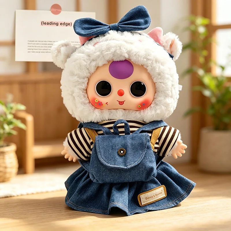Doll Clothes Striped T-shirt Denim Overall Skirt Set Casual Outfit for 400% Large Plush Vinyl Doll Costume Accessories
Doll Clothes Striped T-shirt Denim Overall Skirt Set Casual Outfit for 400% Large Plush Vinyl Doll Costume Accessories