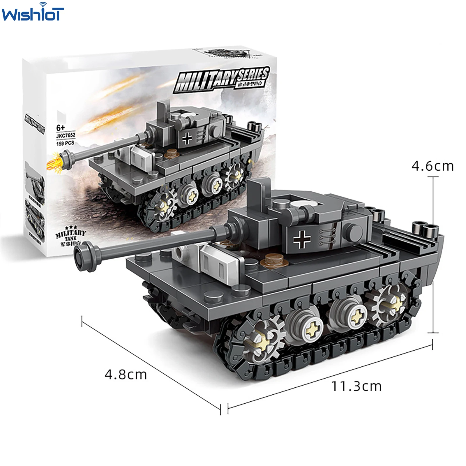 Military Series MOC WW2 99A Army Main Battle Tank Tiger Tank Buidling Blocks Model DIY Soldier Figures Military Scene Kids Gift
Military Series MOC WW2 99A Army Main Battle Tank Tiger Tank Buidling Blocks Model DIY Soldier Figures Military Scene Kids Gift