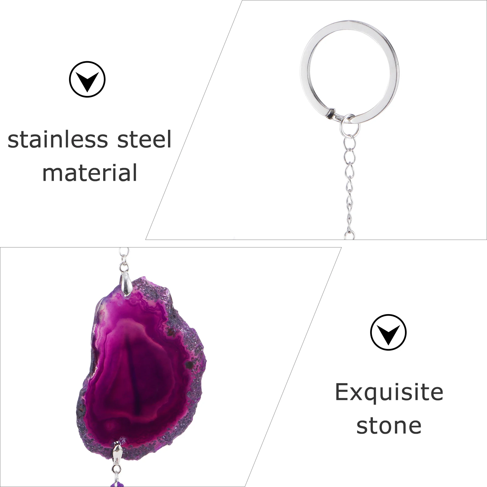 Wall Hanging Decorations Stone Pendant Creative Crystal Ornament Natural Ball Hangings Colorful Suncatcher Gifts
Wall Hanging Decorations Stone Pendant Creative Crystal Ornament Natural Ball Hangings Colorful Suncatcher Gifts